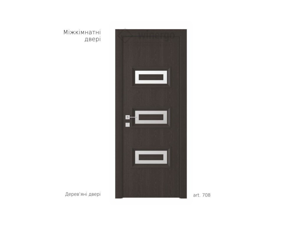 Дерев’яні двері - art.708